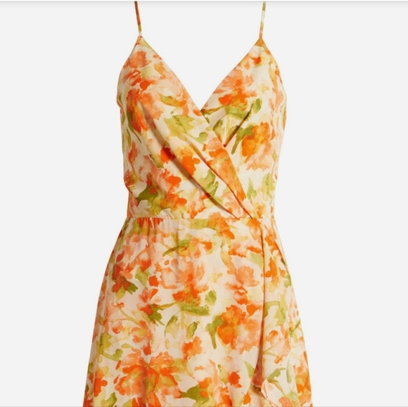 Chelsea28 Dresses & Skirts - CHELSEA28 FAUX WRAP MIDI DRESS SZ SMALL